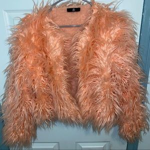 Faux fur jacket